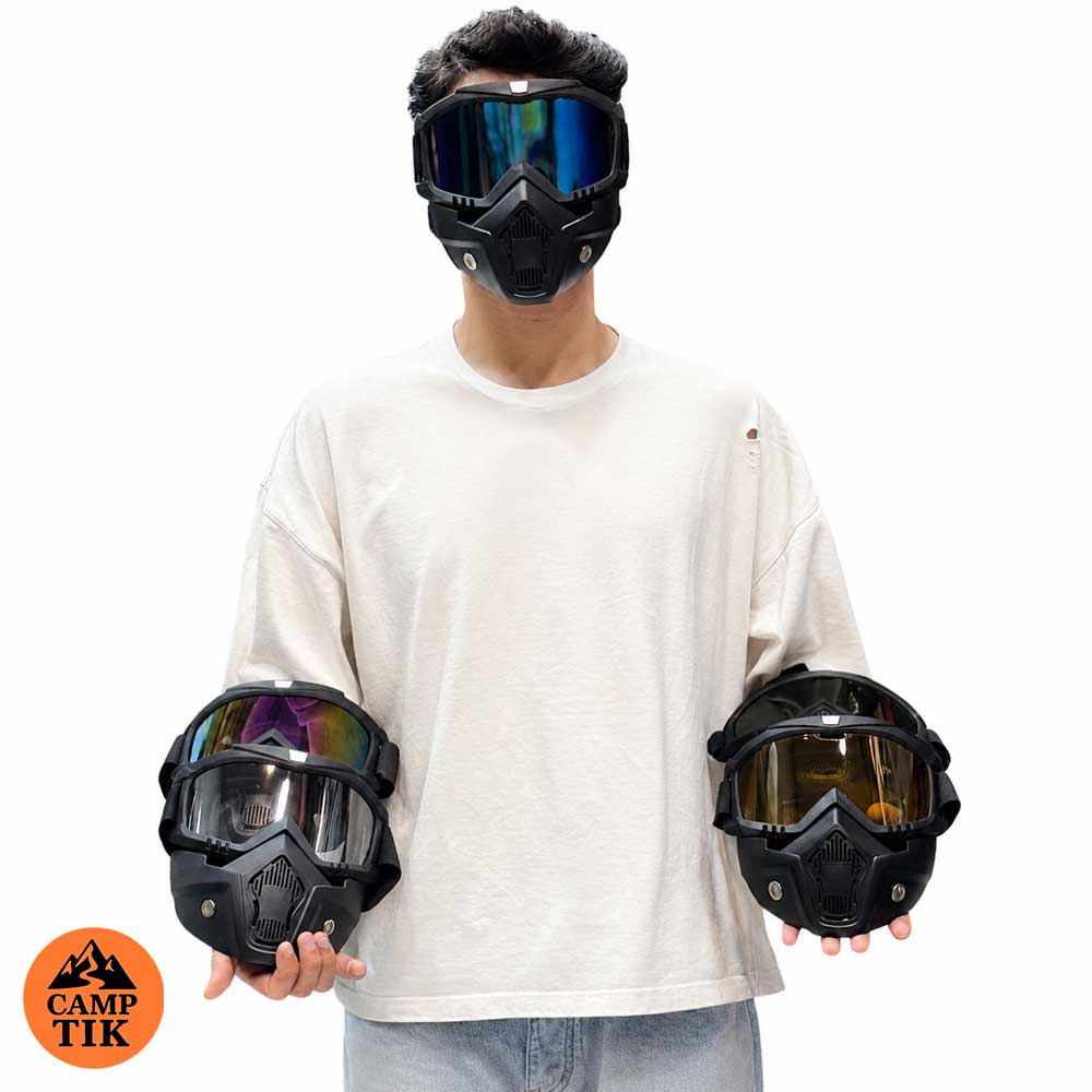 Professional motorcycle and off-road face mask (6) فیس ماسک حرفهای موتورسواری و آفرود - تصویر 1