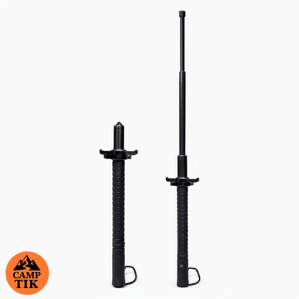 80 cm automatic steel baton (1) باتوم اتوماتیک ۸۰ سانتیمتری فولادی - تصویر 1