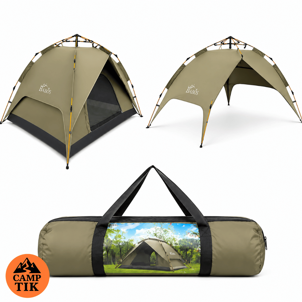 Babos 4-person camping tent model Babos (1) چادر کمپینگ بابوس ۴ نفره مدل Babos - تصویر 1