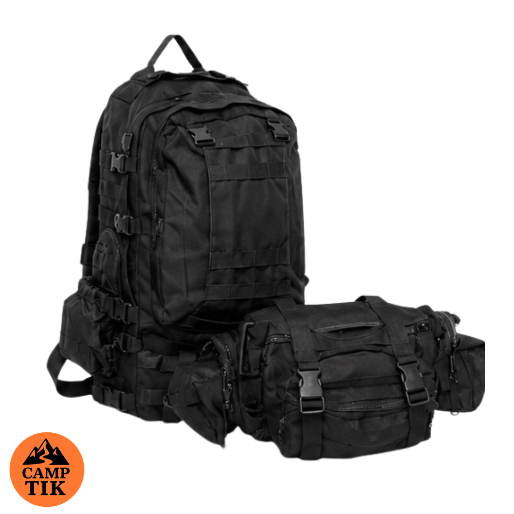 50 liter 3-piece tactical backpack (1) کولهپشتی ۳ تکه تاکتیکال ۵۰ لیتری - تصویر 1